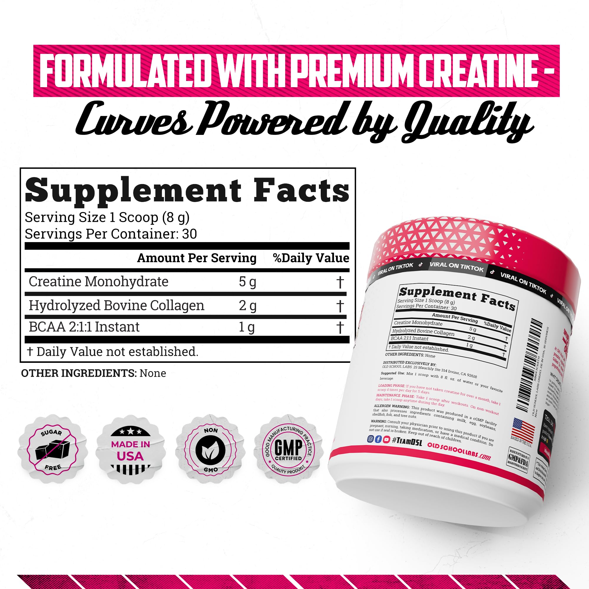 Old School Labs Creatine for Women – Post-Workout

