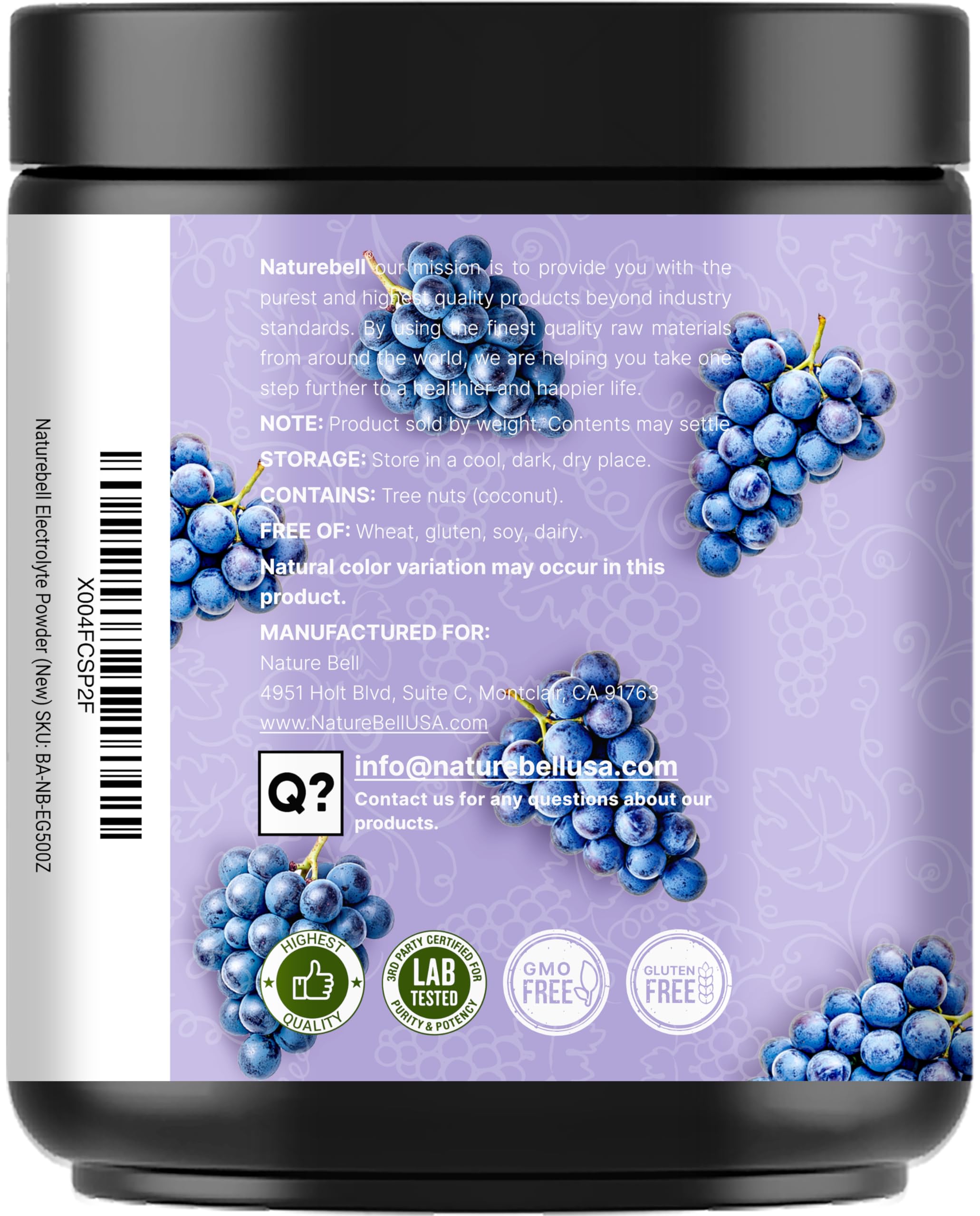 NatureBell Electrolyte Powder for Hydration


