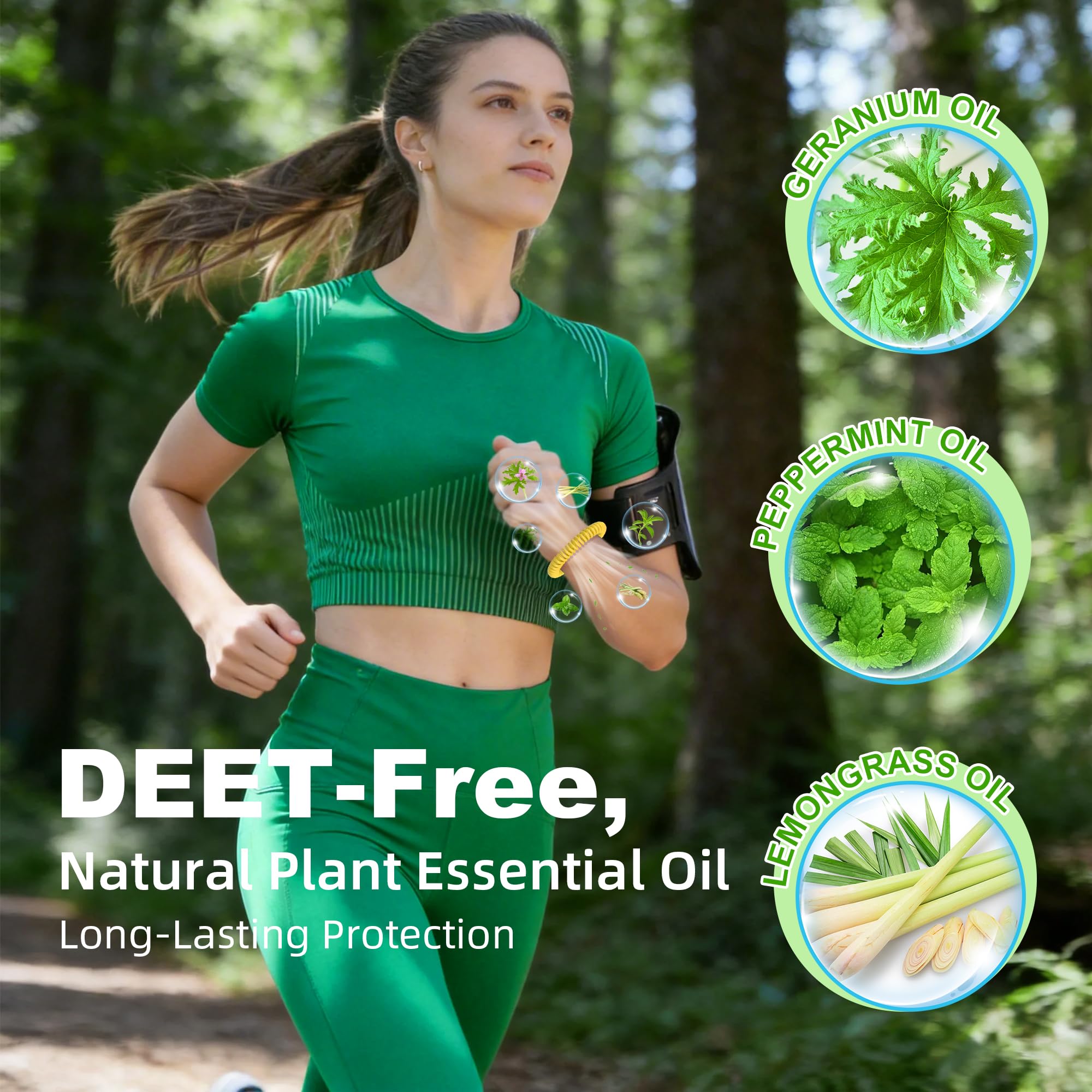 BuggyBands Mosquito Repellent Bracelets DEET-Free Waterproof


