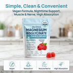 Magnesium Bisglycinate Gummies for Relaxation | Vegan

