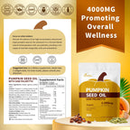 VivoNu Organic Pumpkin Seed Oil with Saw Palmetto Capsules

