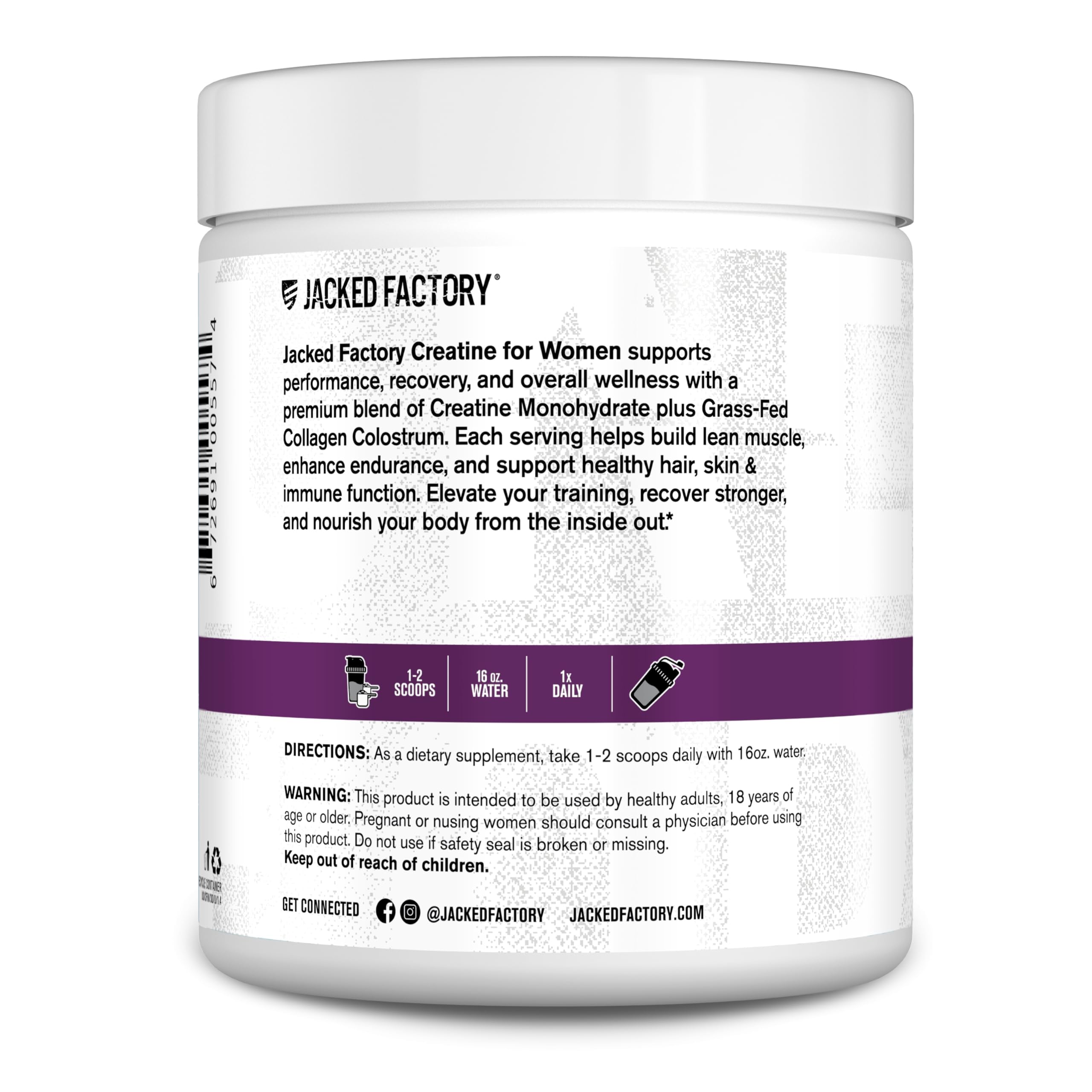 Jacked Factory Creatine Monohydrate for Women

