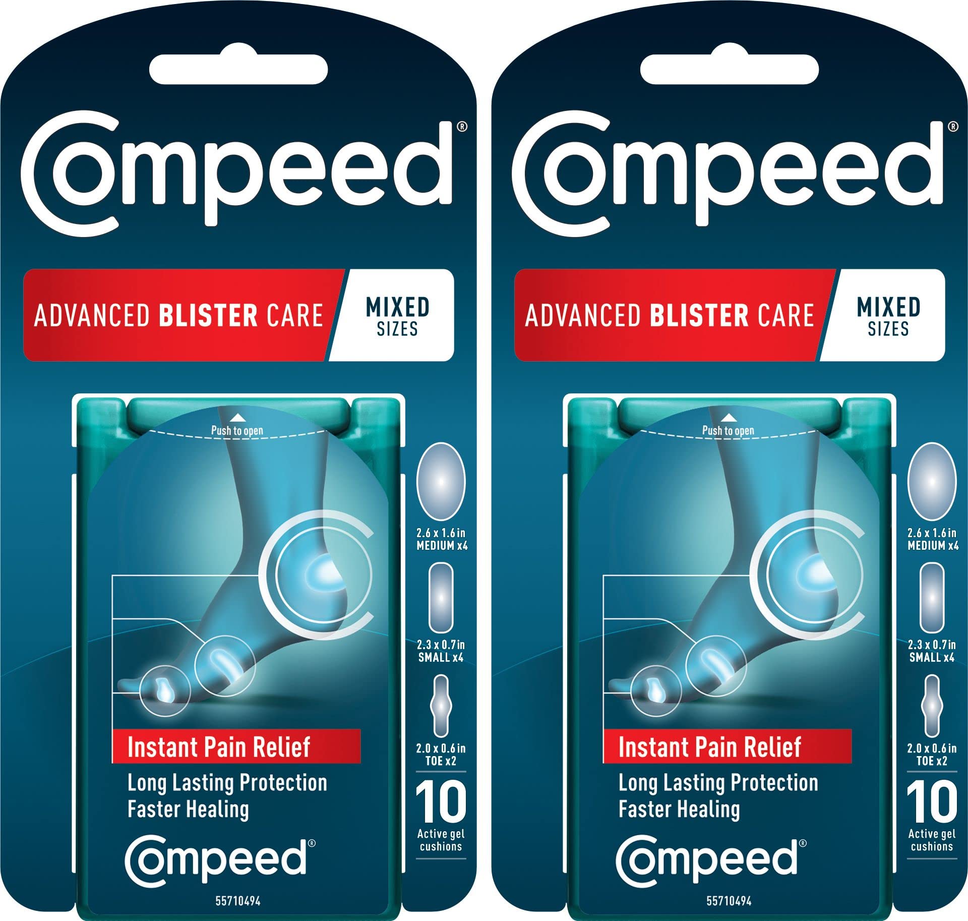 Compeed Advanced Blister Pads | Hydrocolloid Cushions

