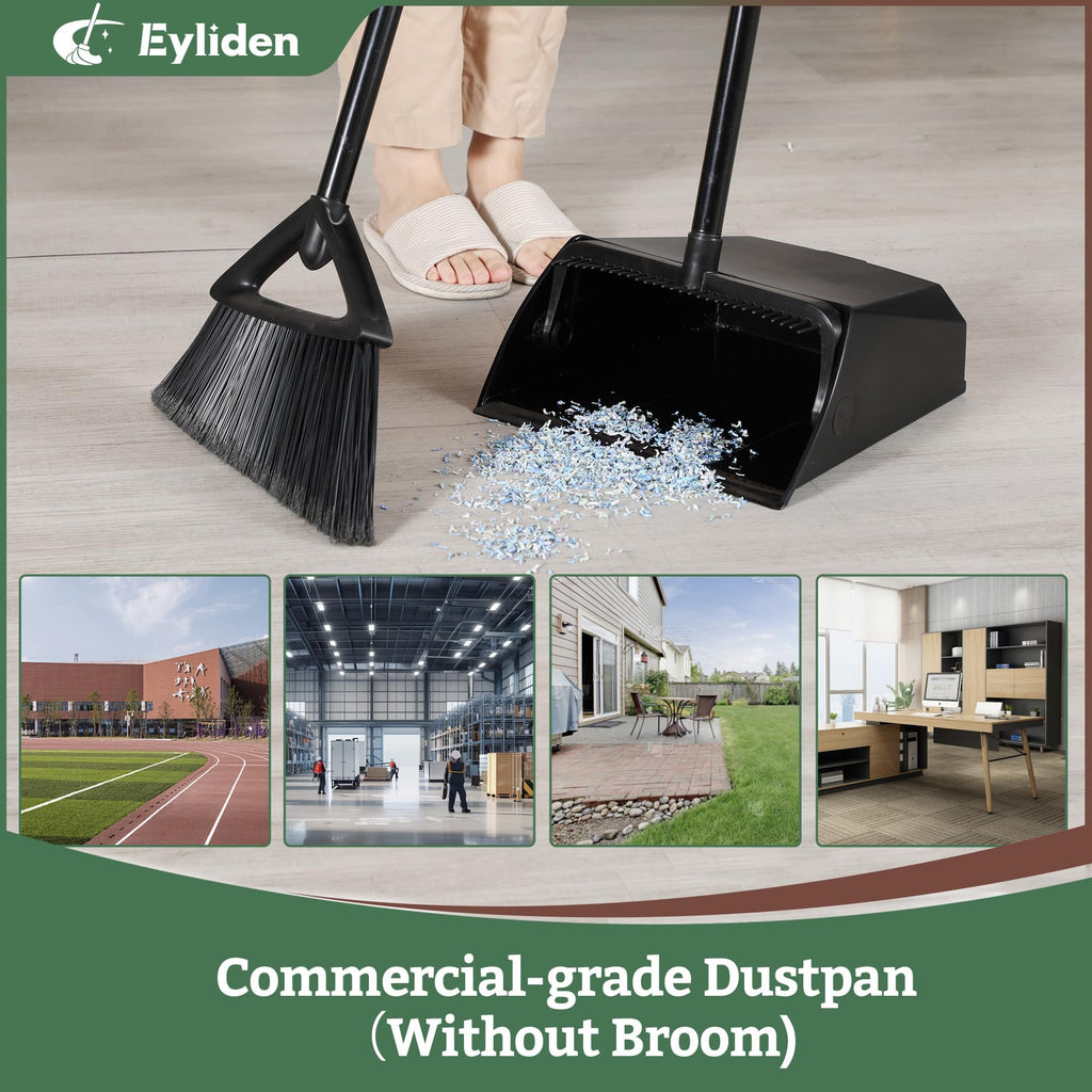 Eyliden Upright Large Commercial Dustpan with Comb Teeth

