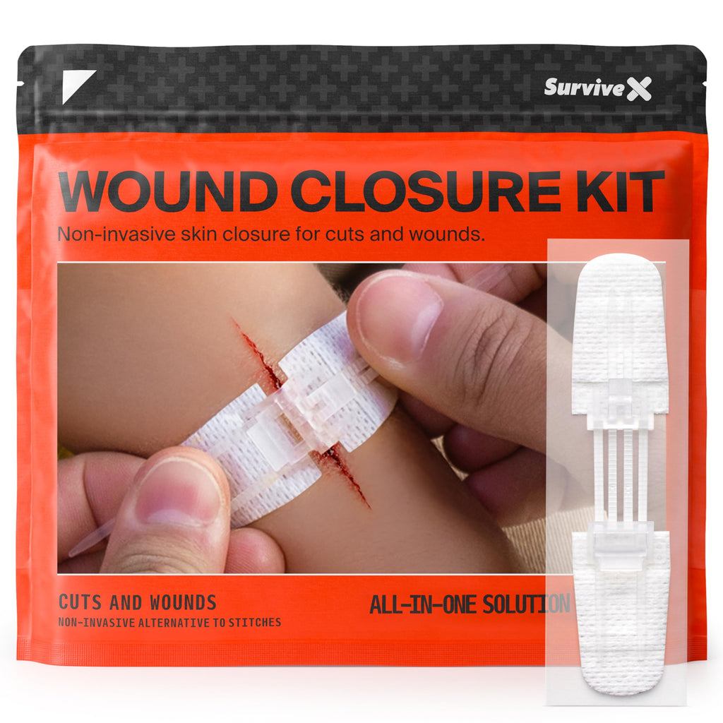 SurviveX Zip Stitch Wound Closure Strips - Non-Invasive

