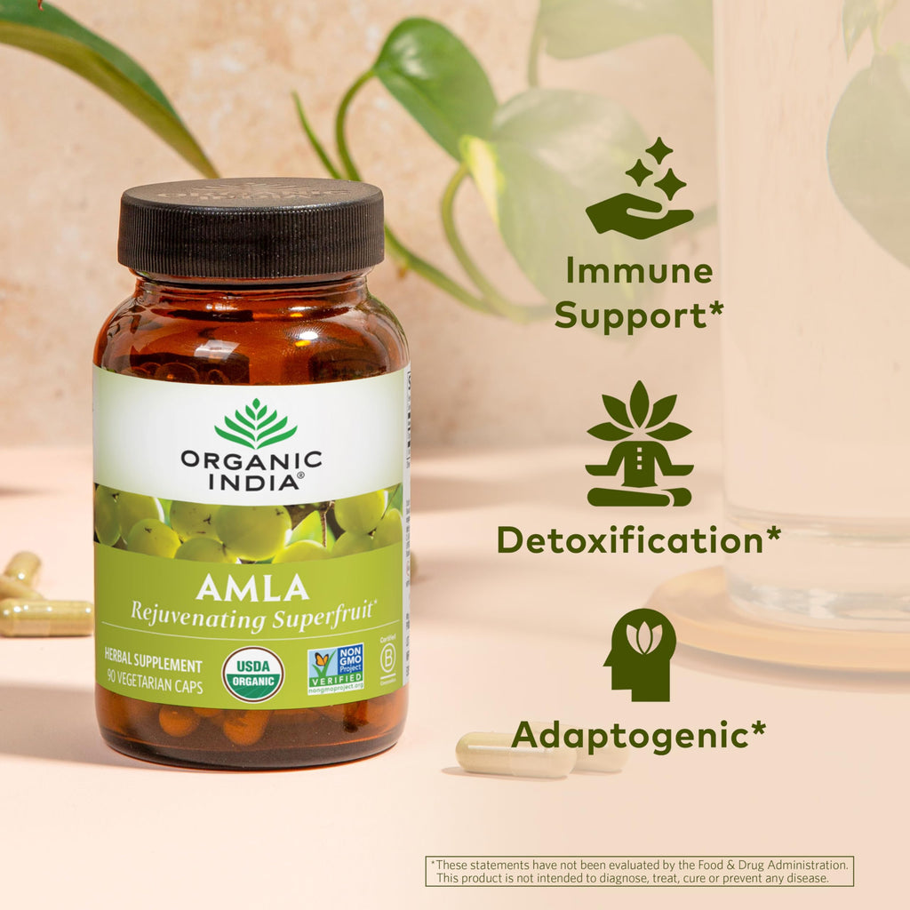 Organic India Amalaki Immune Support Herbal Supplement

