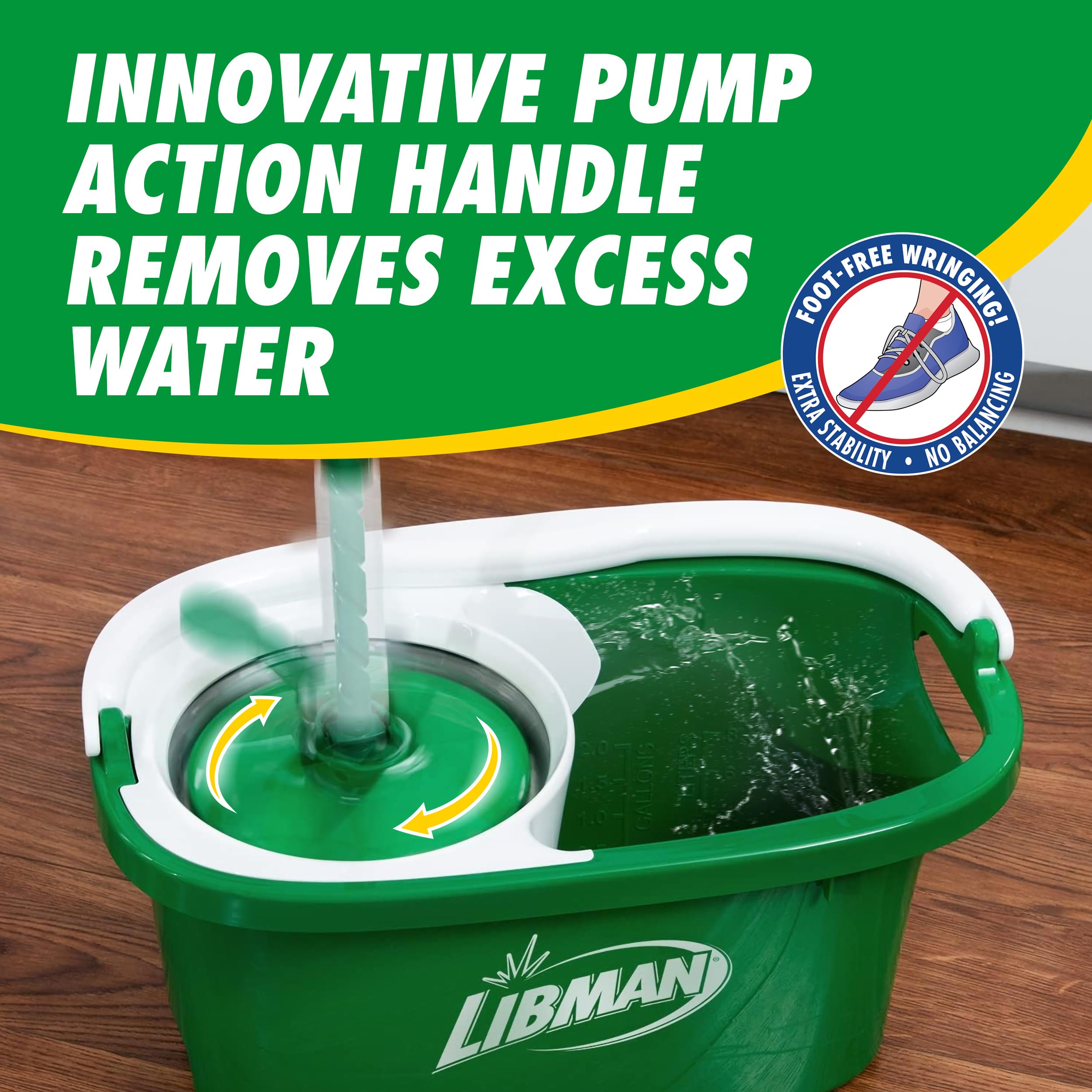 Libman Tornado Spin Mop System with Wringer


