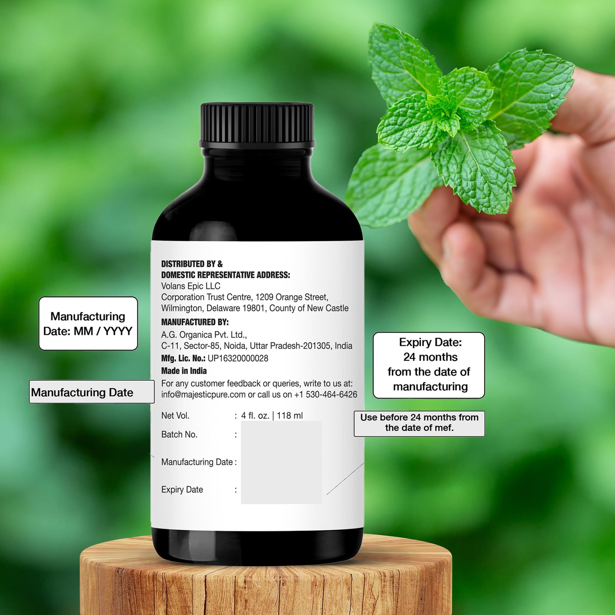 Majestic Pure Essential Oil with Dropper | Diffuser Use

