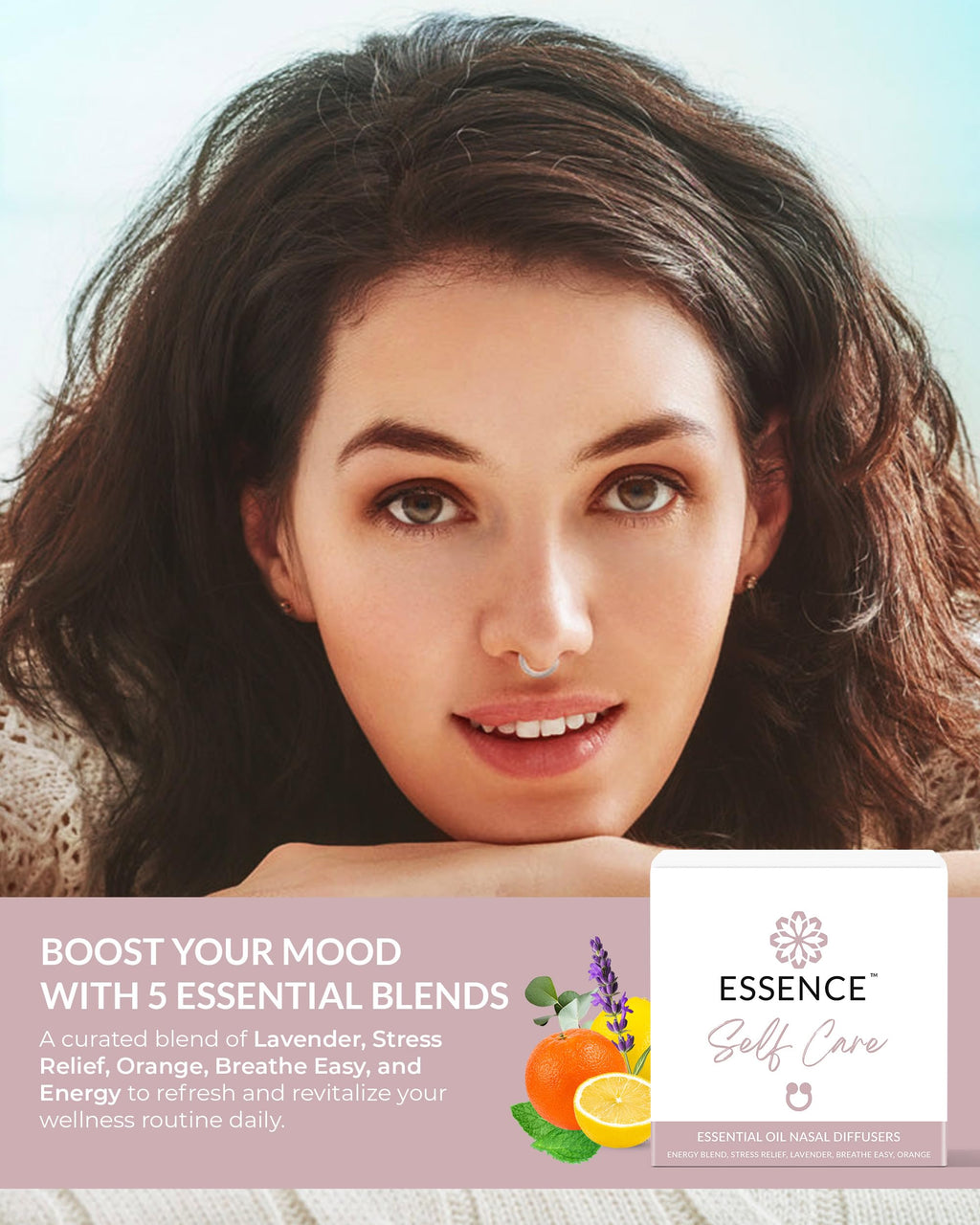 Essence Nasal Diffuser Nose Rings – Wearable Aromatherapy

