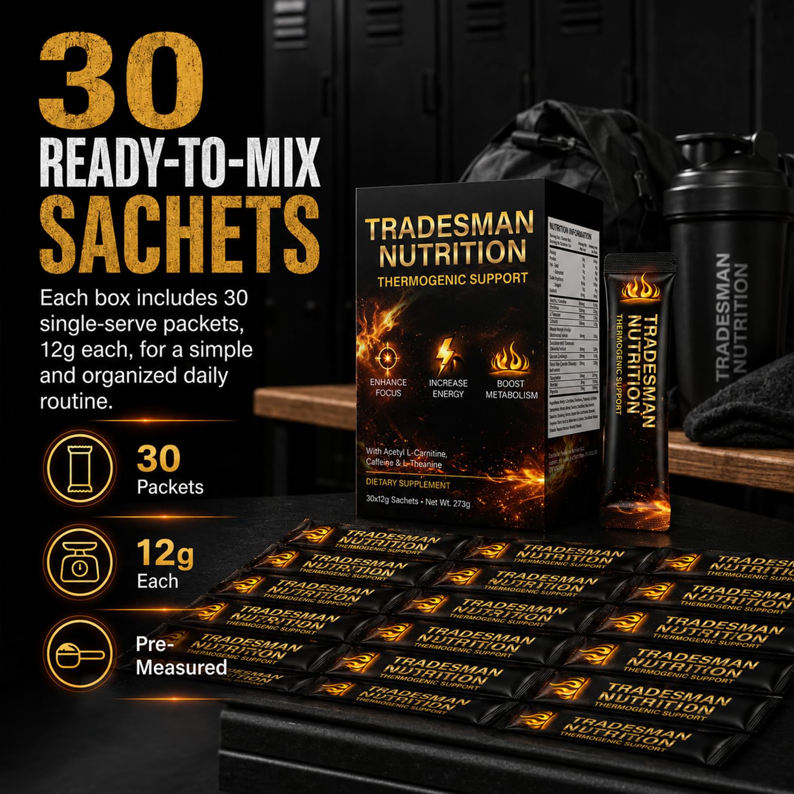 Shred Pre-Workout Thermogenic Powder | Focus and Energy

