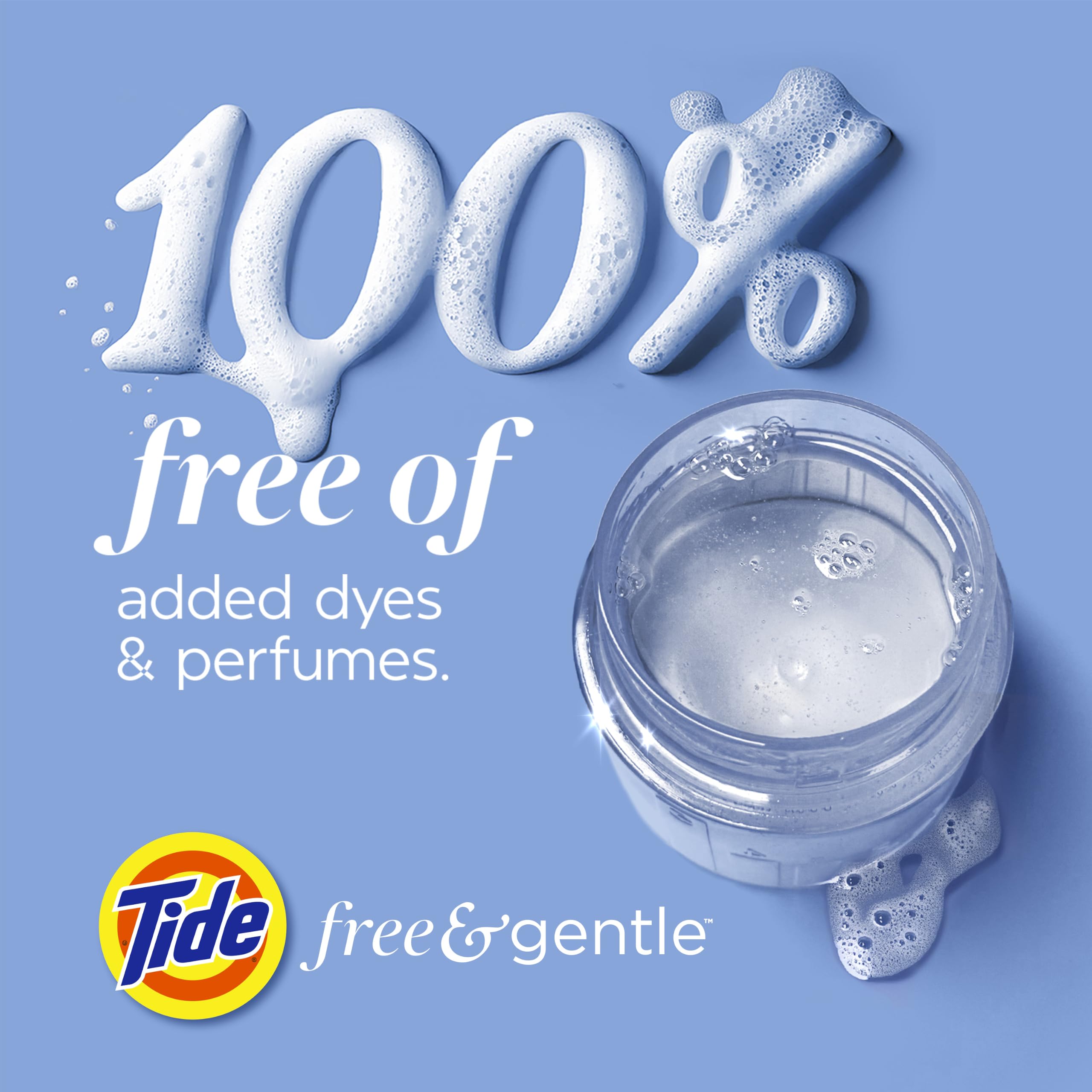 Tide Free and Gentle Liquid Laundry Detergent Hypoallergenic

