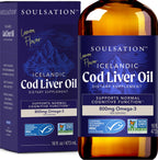 SOULSATION Icelandic Cod Liver Oil Lemon | Omega-3 EPA & DHA

