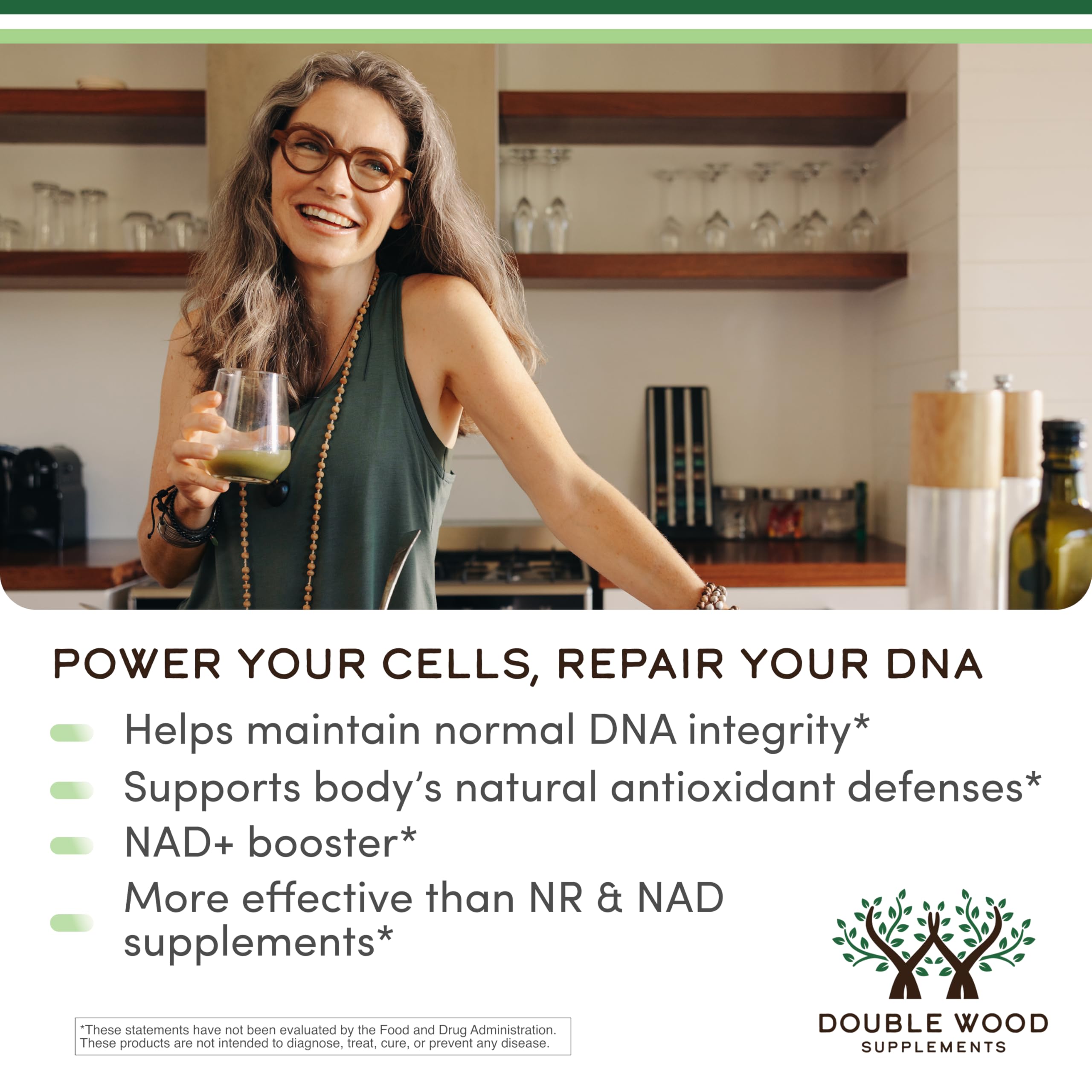 Double Wood NMNH NAD+ Booster Supplement

