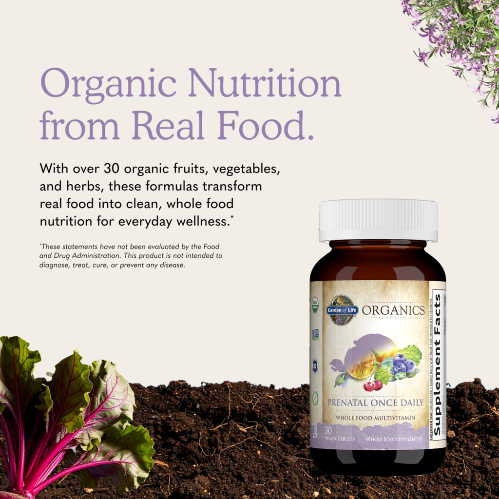 Garden of Life Organics Prenatal Multivitamin – Vegan

