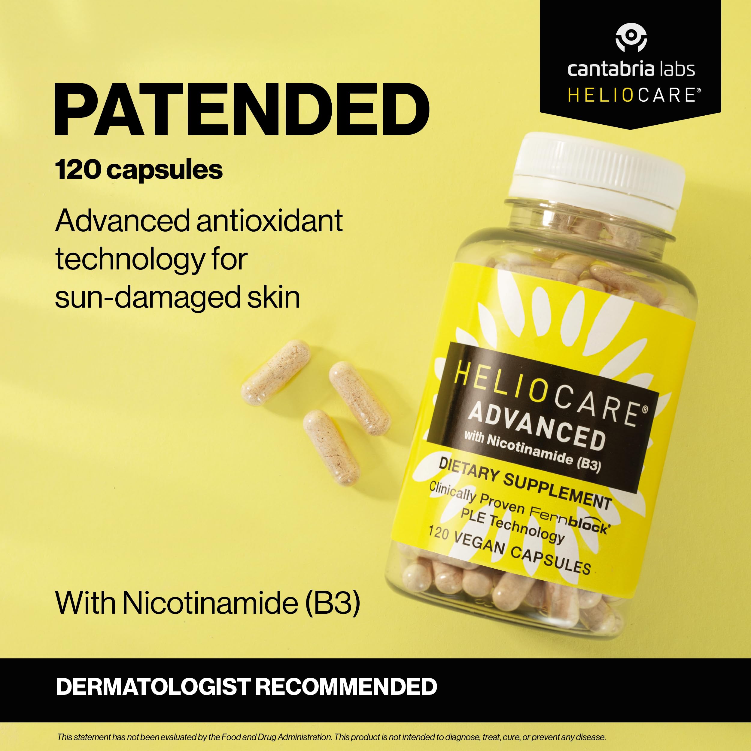 Heliocare Advanced Niacin B3 Skin Health Supplement

