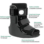 Jewlri Air Walking Boot Ambidextrous Ankle Support

