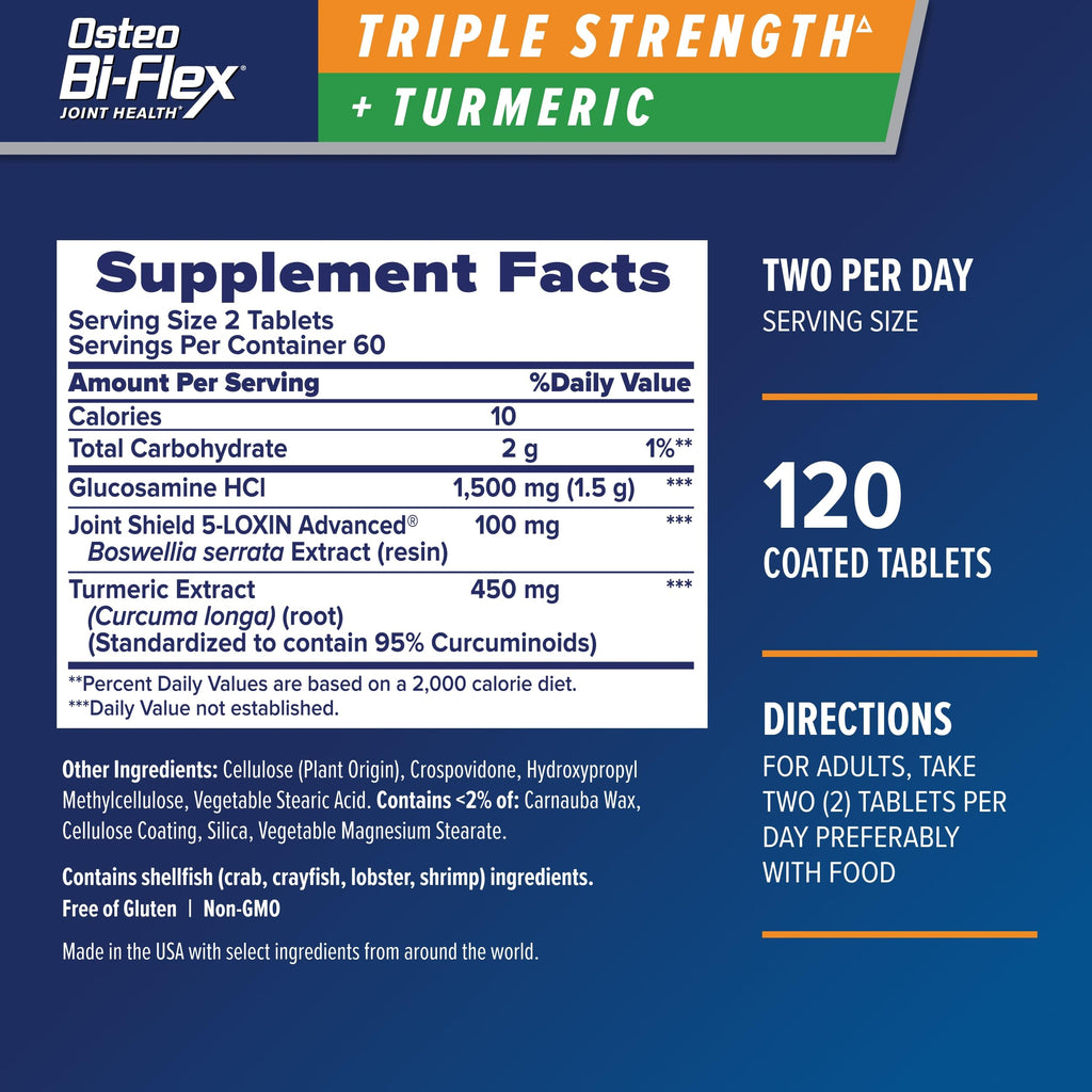 Osteo Bi-Flex Glucosamine Turmeric Joint Supplement

