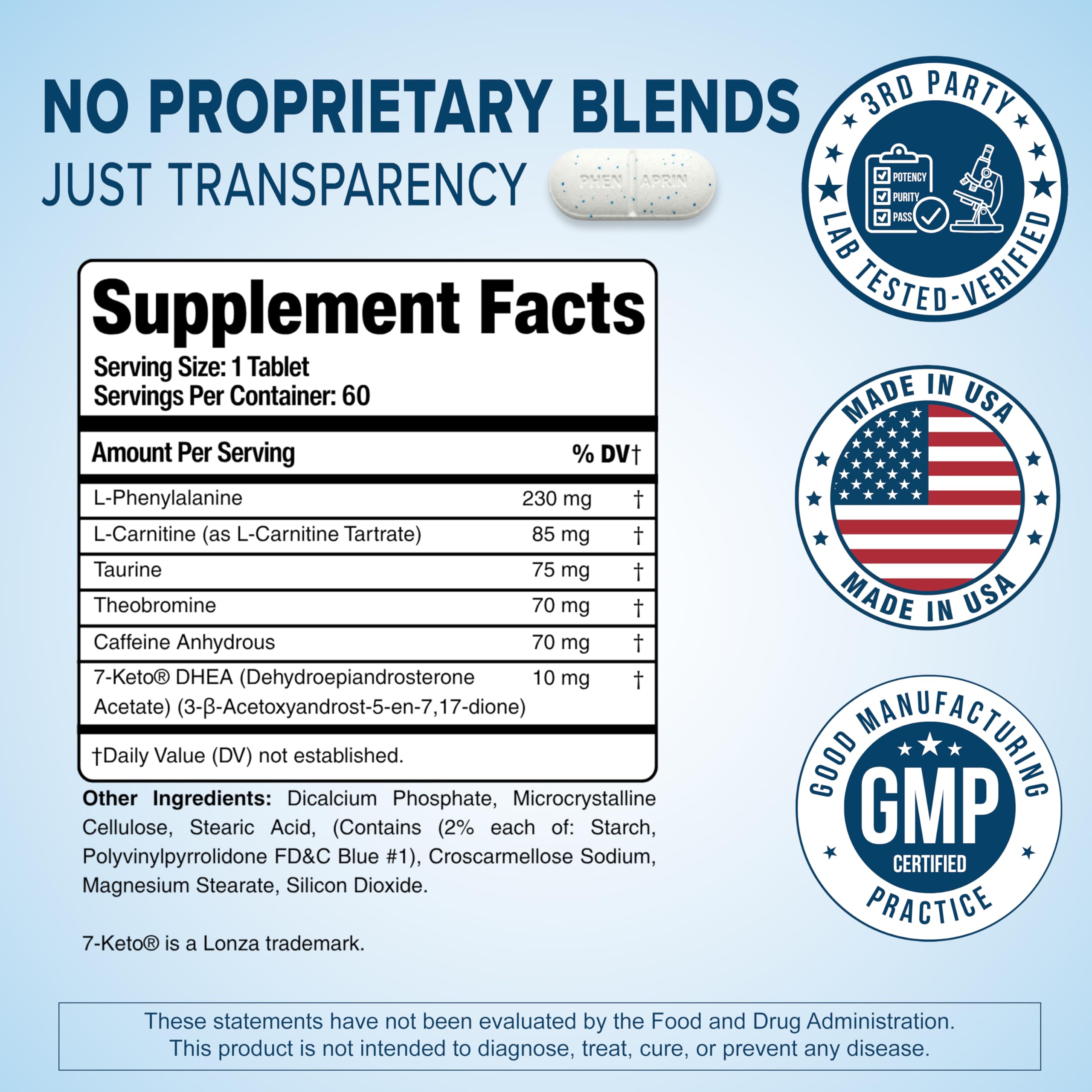 PhenAprin Advanced Diet Pills for Weight Loss & Energy

