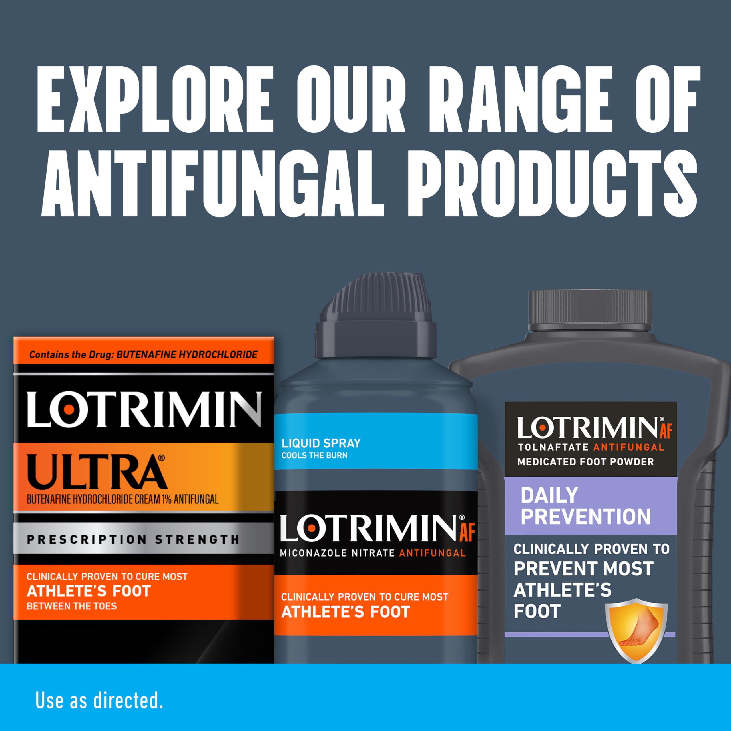 Lotrimin AF Athlete's Foot Liquid Spray 2% Miconazole Nitrate

