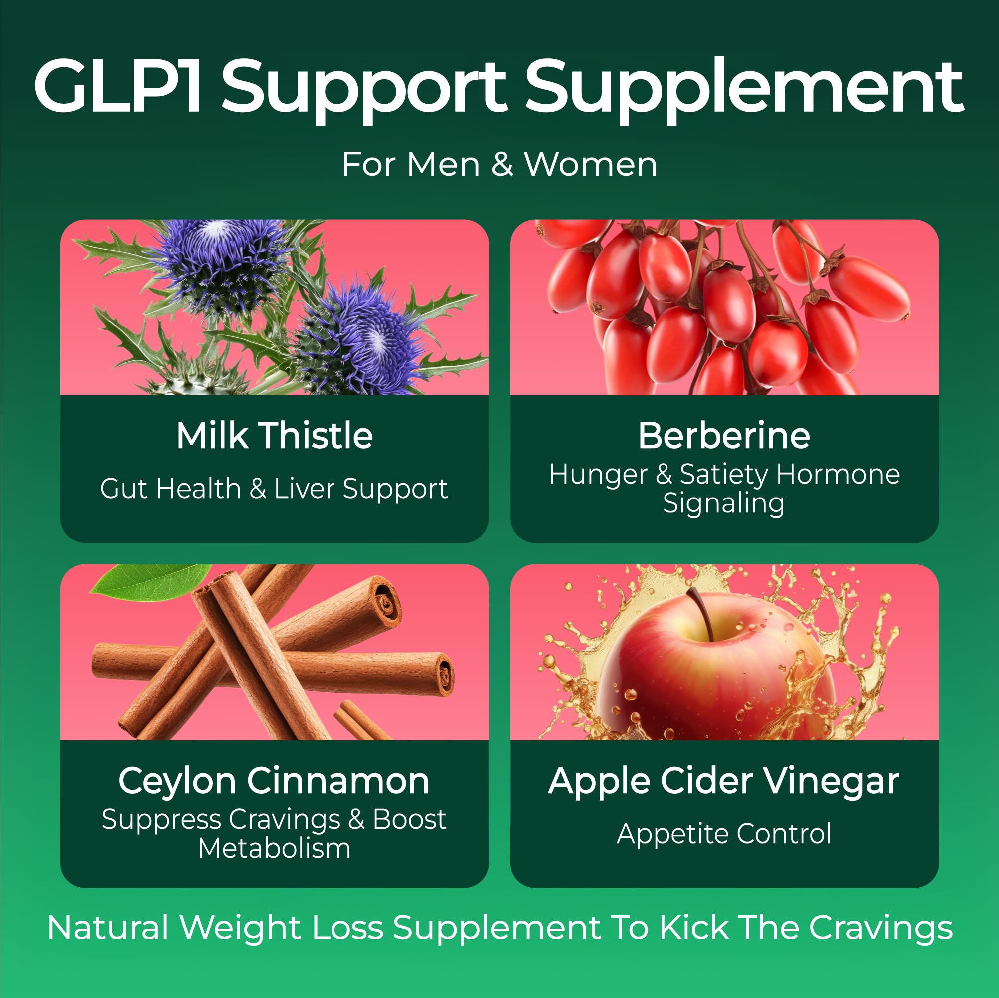 Purify Life GLP-1 Berberine Gummies - Sugar-Free

