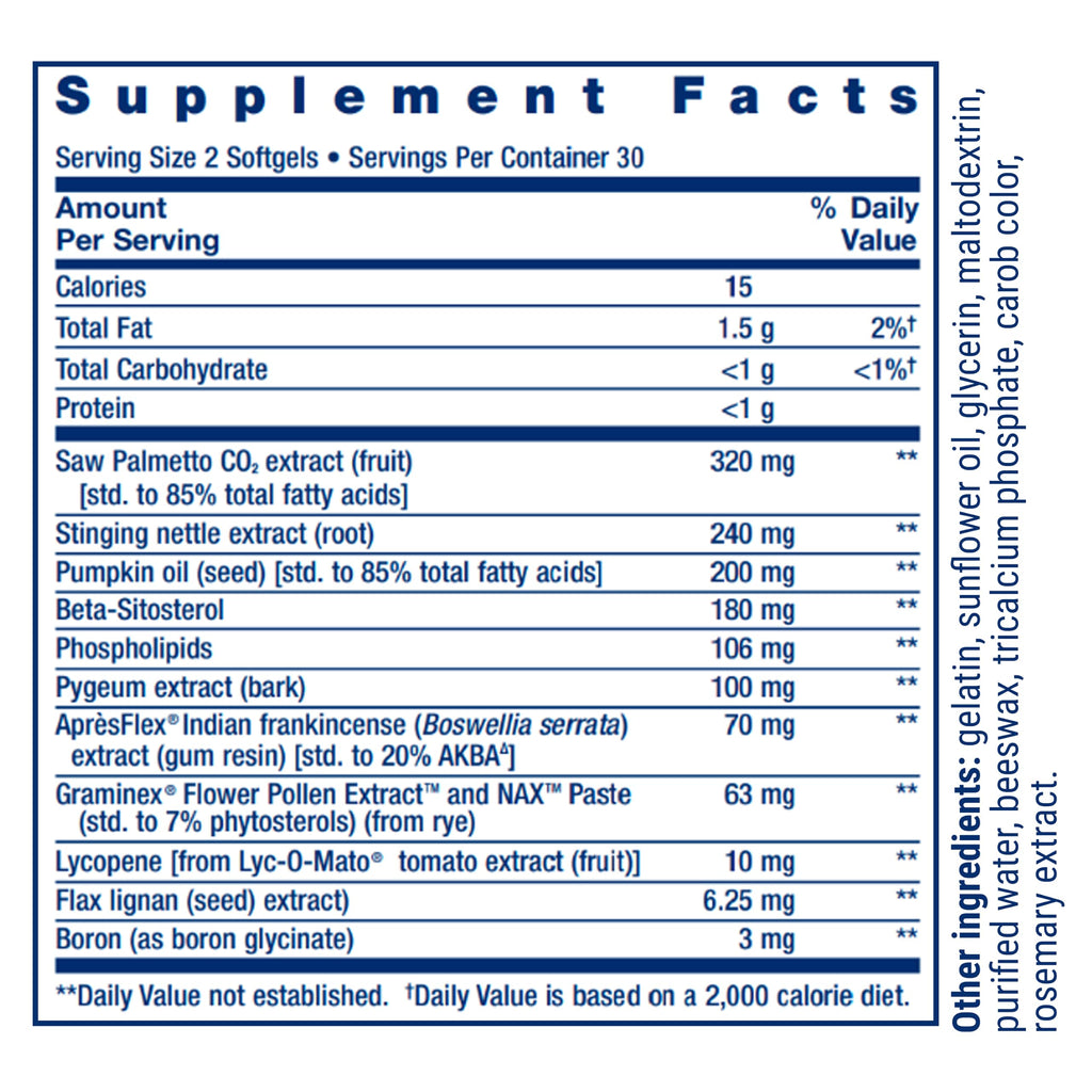 Prostate Health Formula by Life Extension

