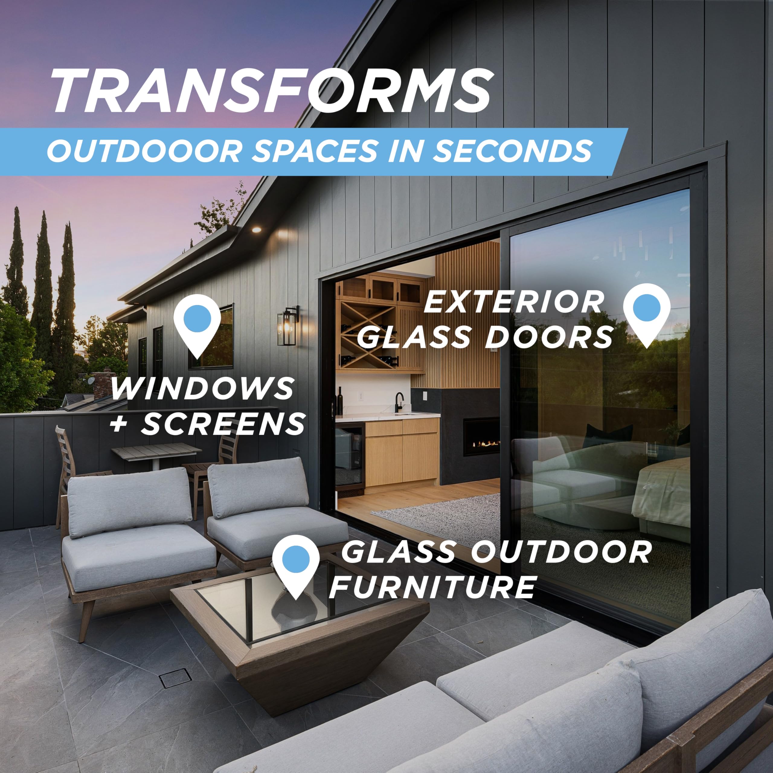 30 SECONDS Outdoor Window & Screen Cleaner - Streak-Free

