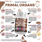 Clean Nutraceuticals Grass Fed Beef Liver Capsules Organ Blend

