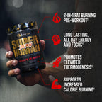 ALPHA LION Superhuman Burn Pre Workout and Fat Burner

