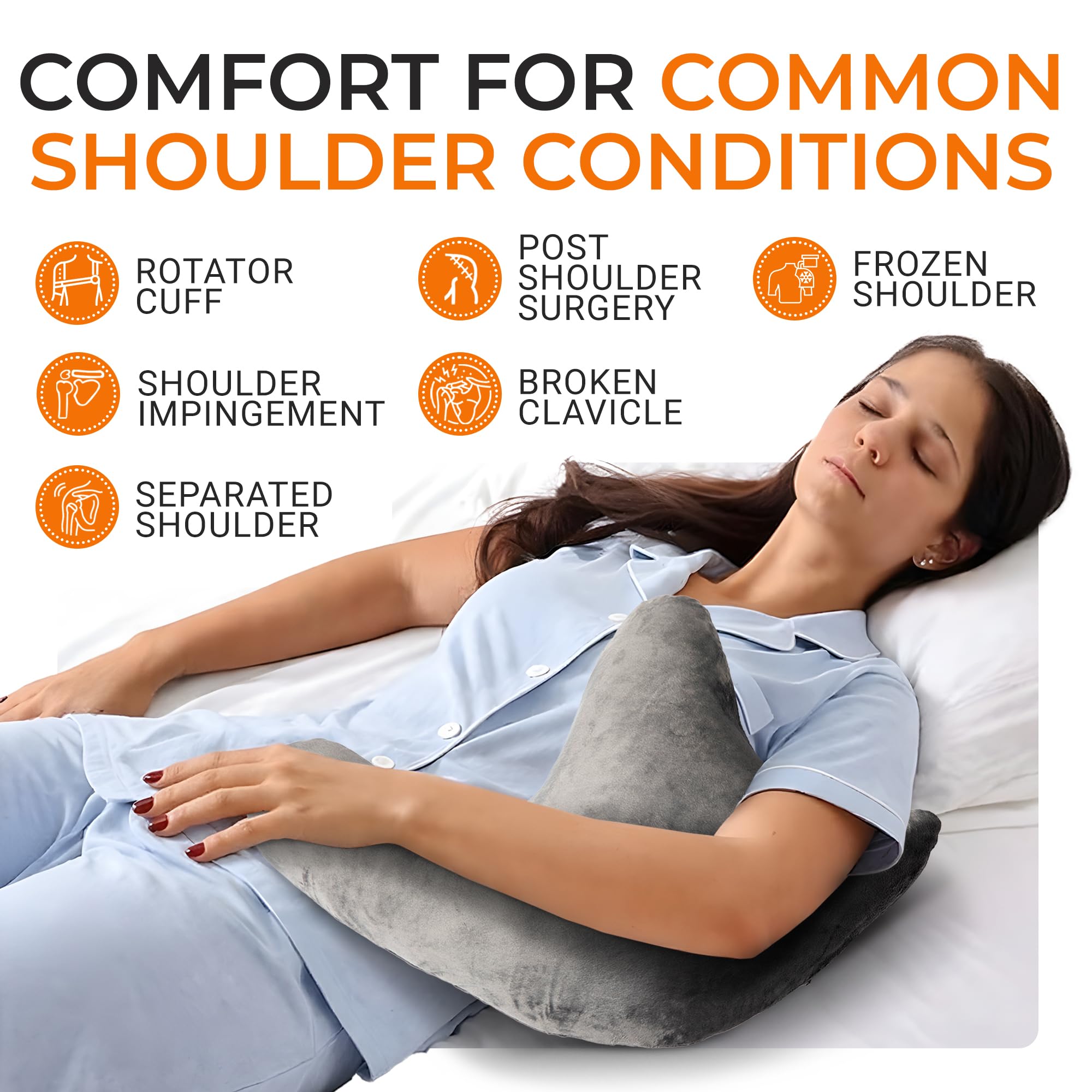 Cheer Collection Rotator Cuff Pillow for Recovery


