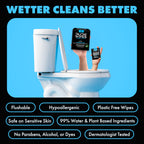 DUDE Wipes Travel Flushable Wipes for Sensitive Skin

