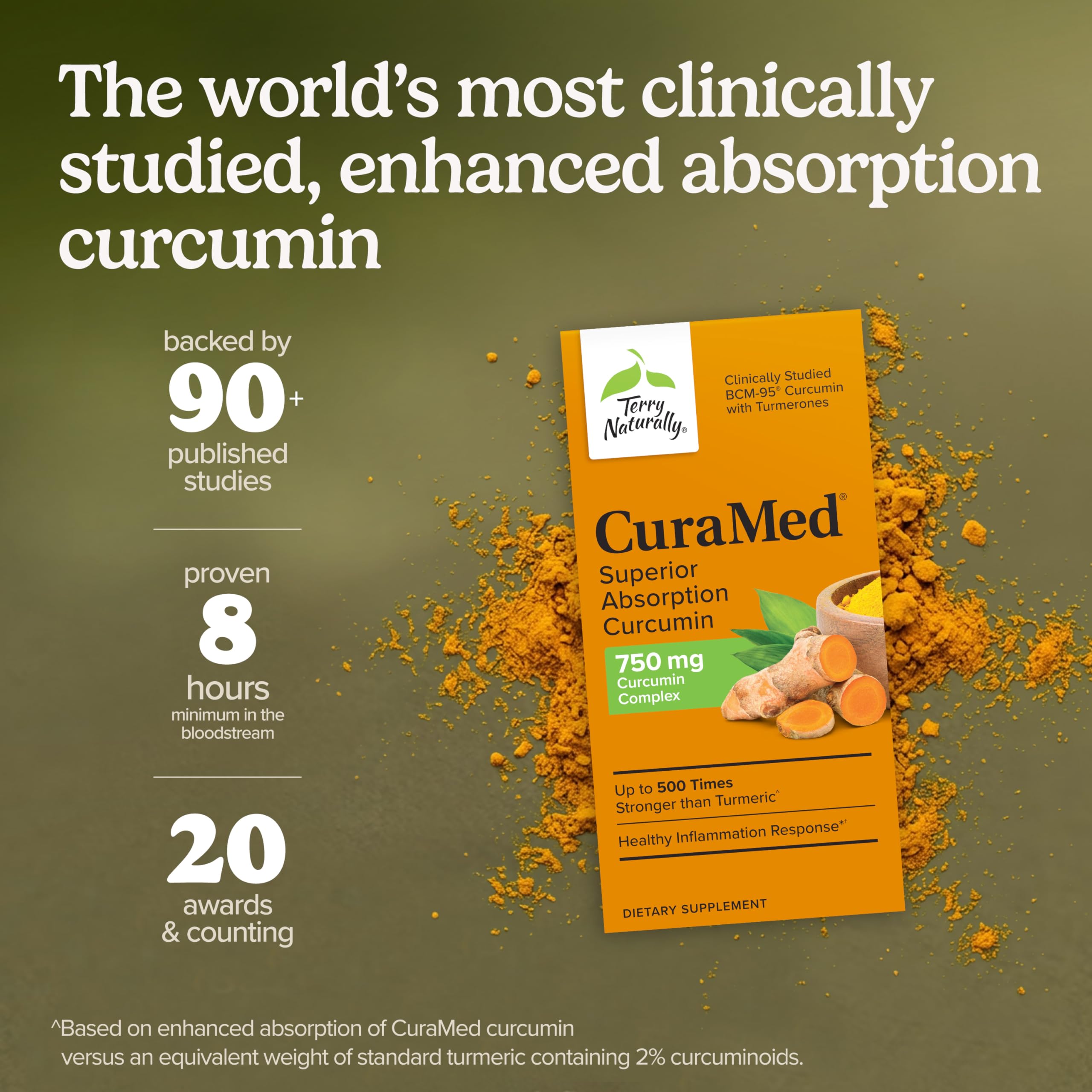 Terry Naturally CuraMed Curcumin for Brain & Heart Health

