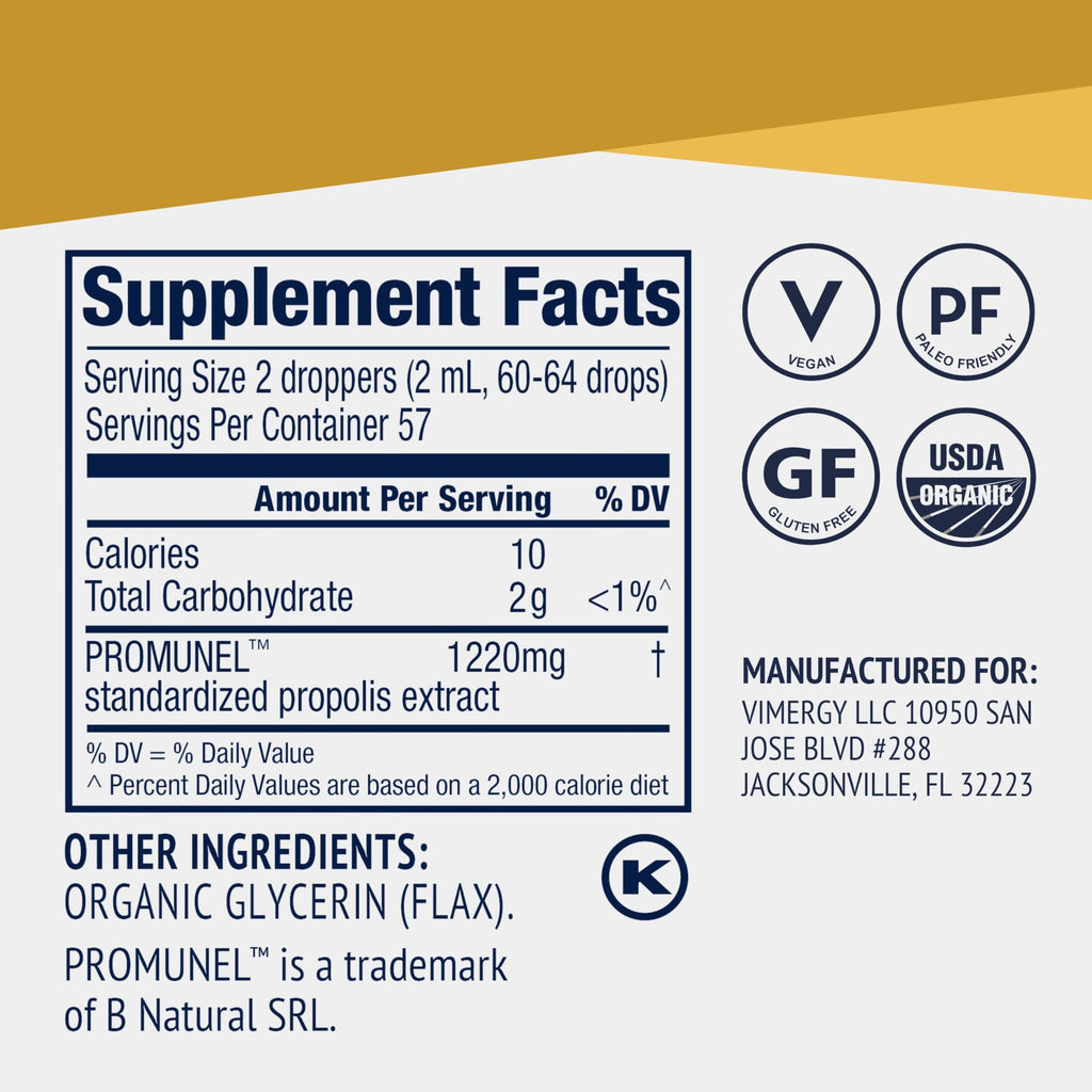Vimergy PropolisPure Propolis Extract for Immune Support

