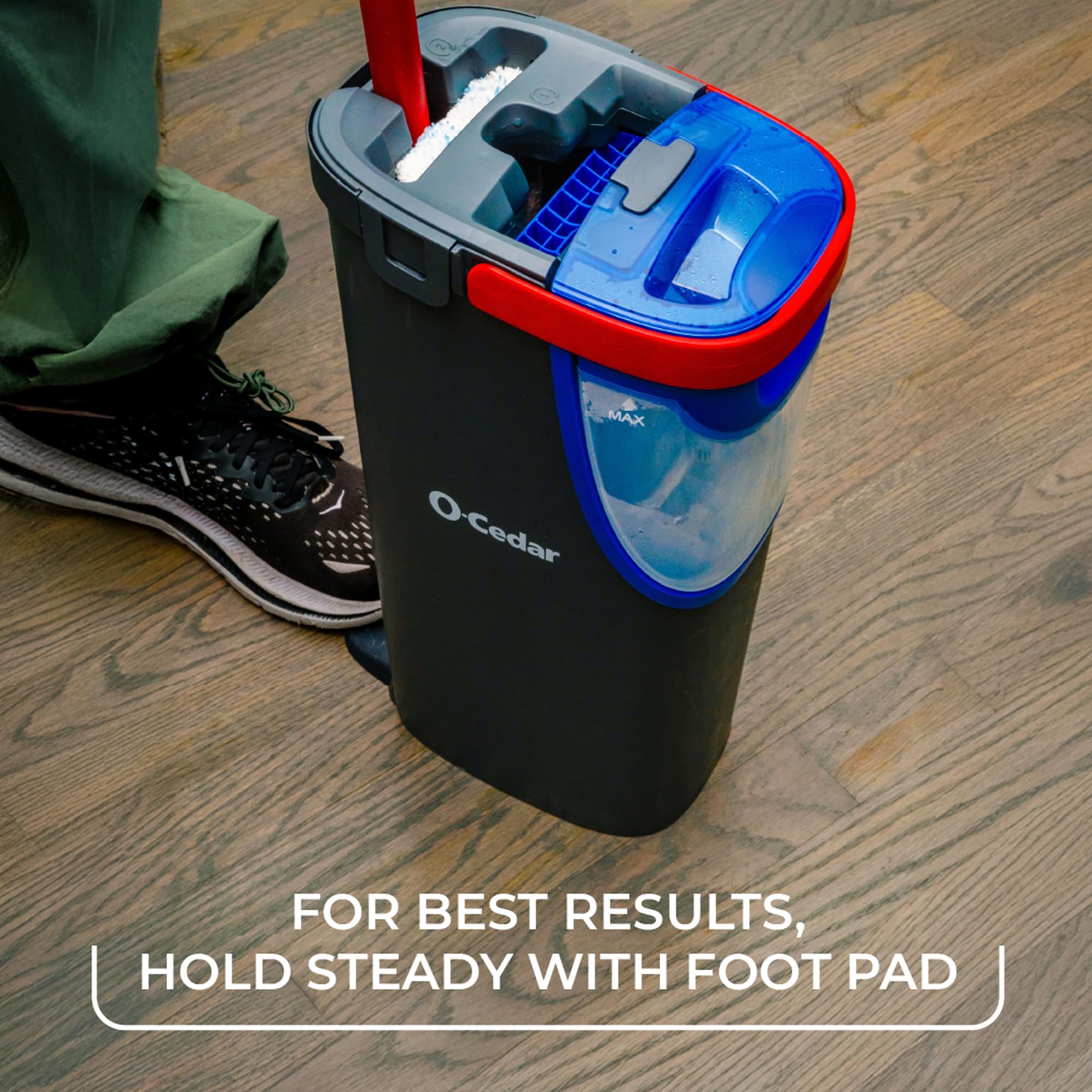 O-Cedar H2prO Flat Mop System Dual-Tank Water

