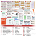 First Aid Kit by RHINO RESCUE – All-Purpose for Home & Office

