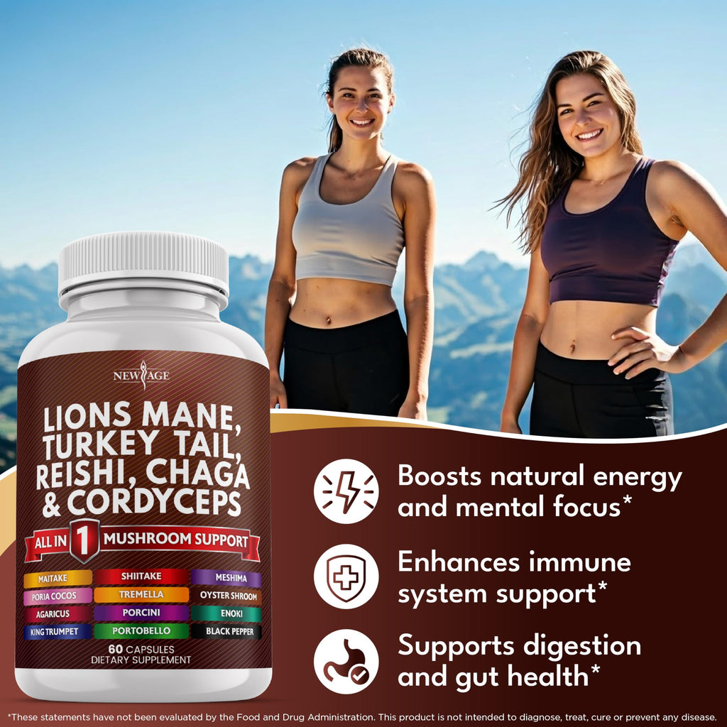 New Age Lion's Mane Mushroom Supplement

