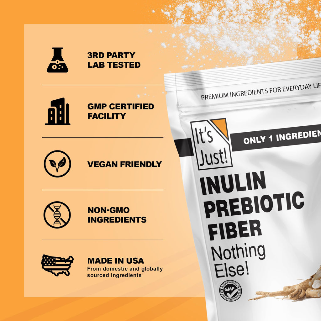 It's Just Inulin Prebiotic Fiber from Chicory Root

