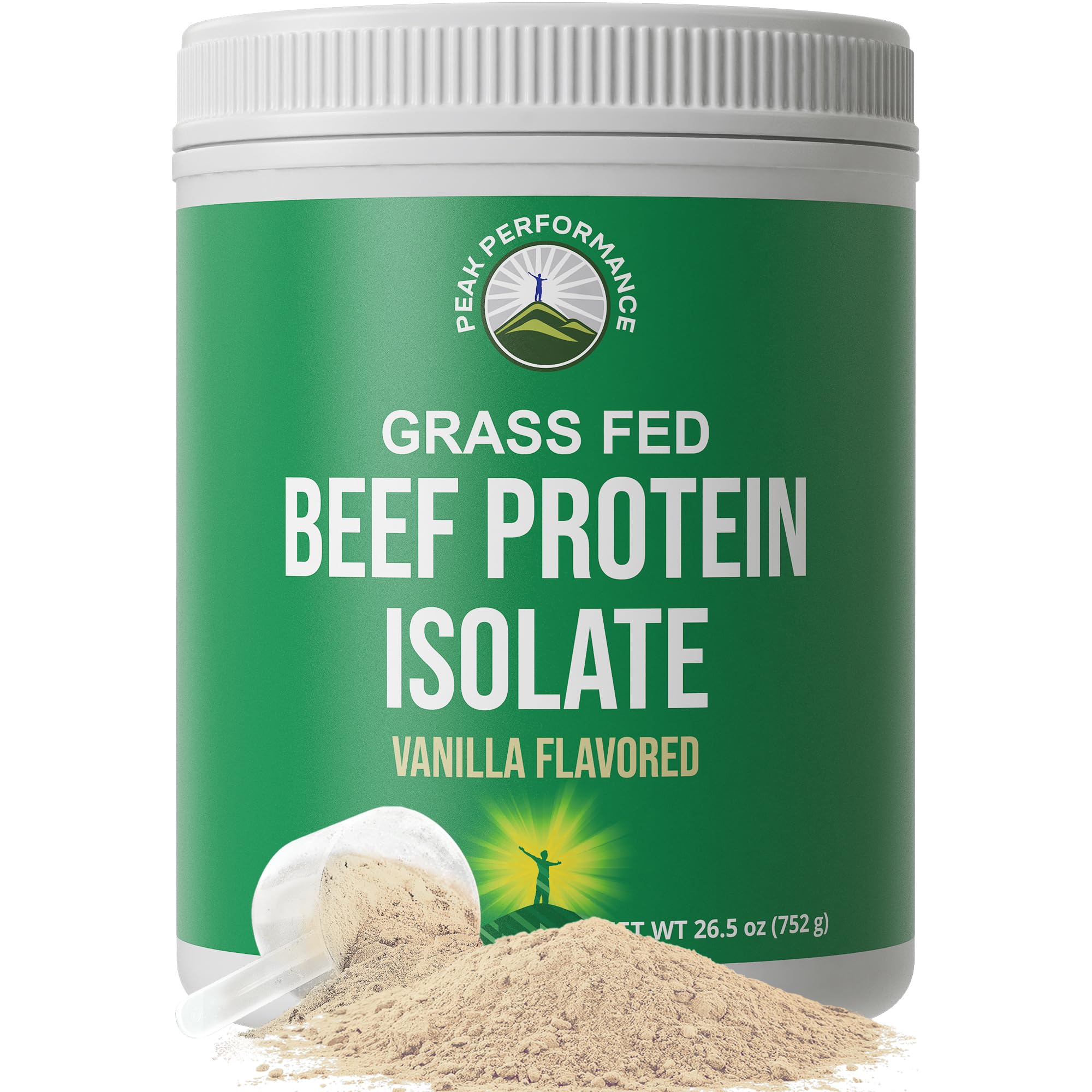 Grass Fed Beef Protein Powder Isolate - Lactose Free, Dairy Free, Whey Free