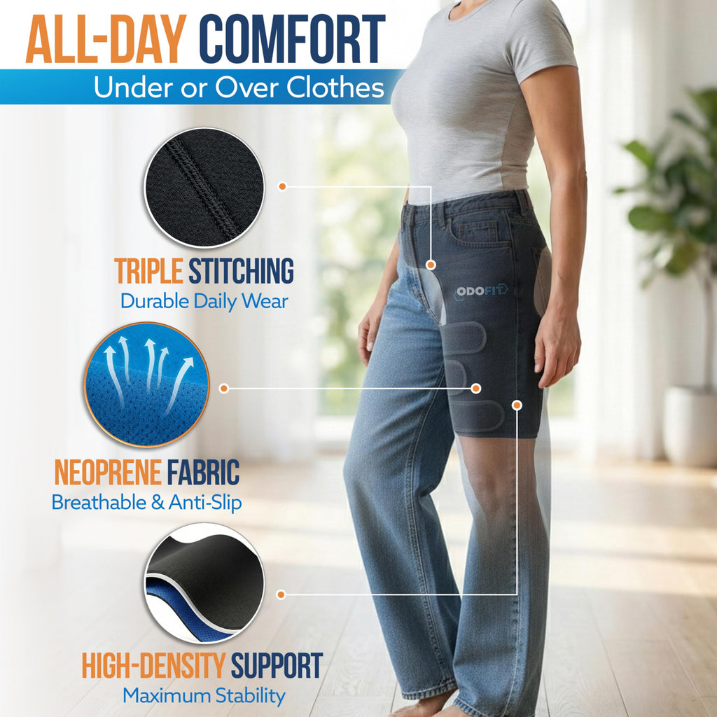 Hip Brace for Sciatica Pain Relief - Adjustable Compression

