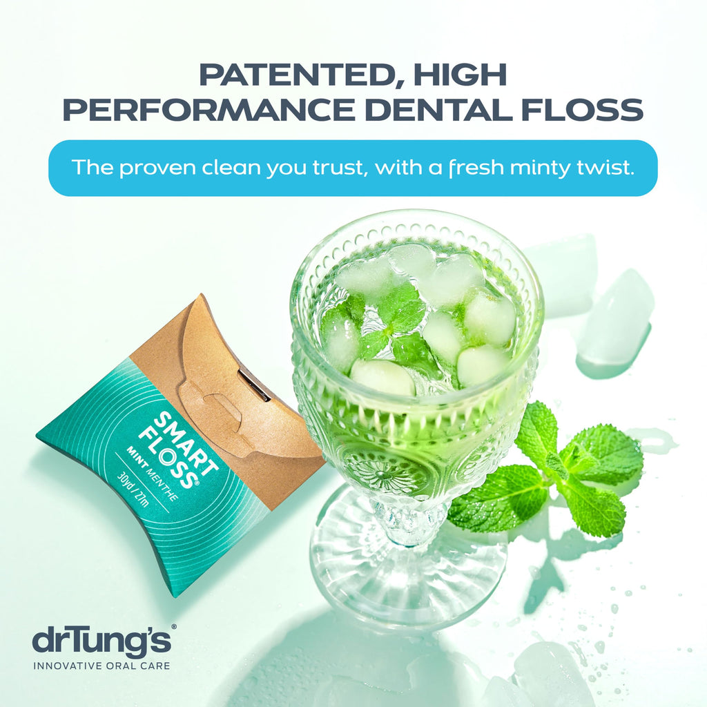 drTung's Smart Floss Mint - Natural Expanding Dental Floss


