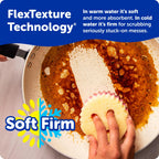 Scrub Mommy Dual-Sided Kitchen Sponge Odor Resistant

