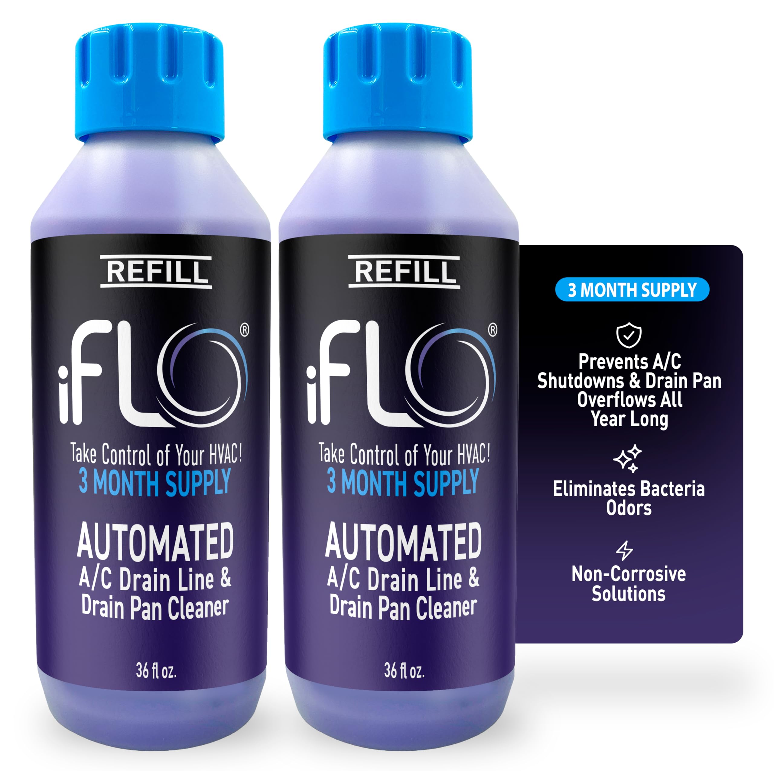 iFLO Smart A/C Drain Line Cleaner Cartridge for System Kit
