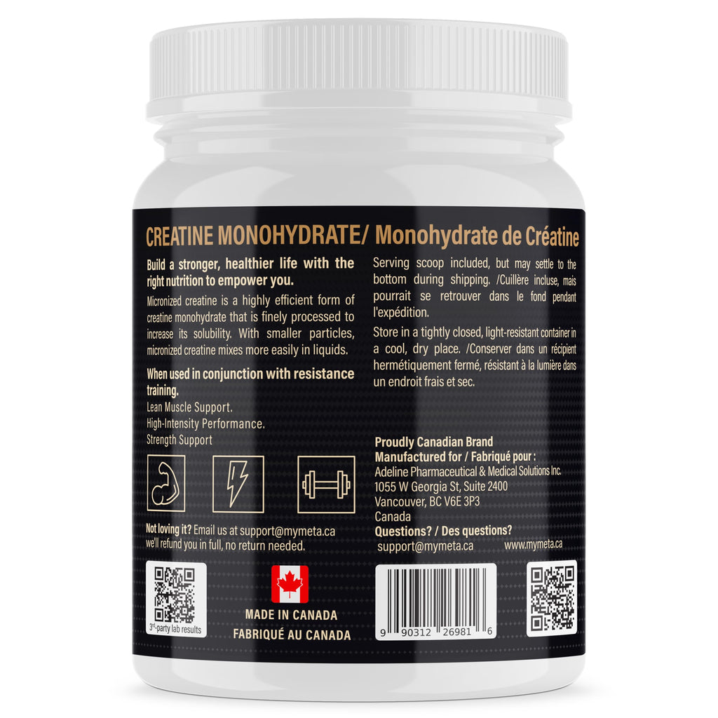 Creatine Monohydrate Powder Micronized | Unflavored & Vegan

