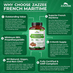 Zazzee Pine Bark Extract 350 mg Capsule | Vegan & Kosher

