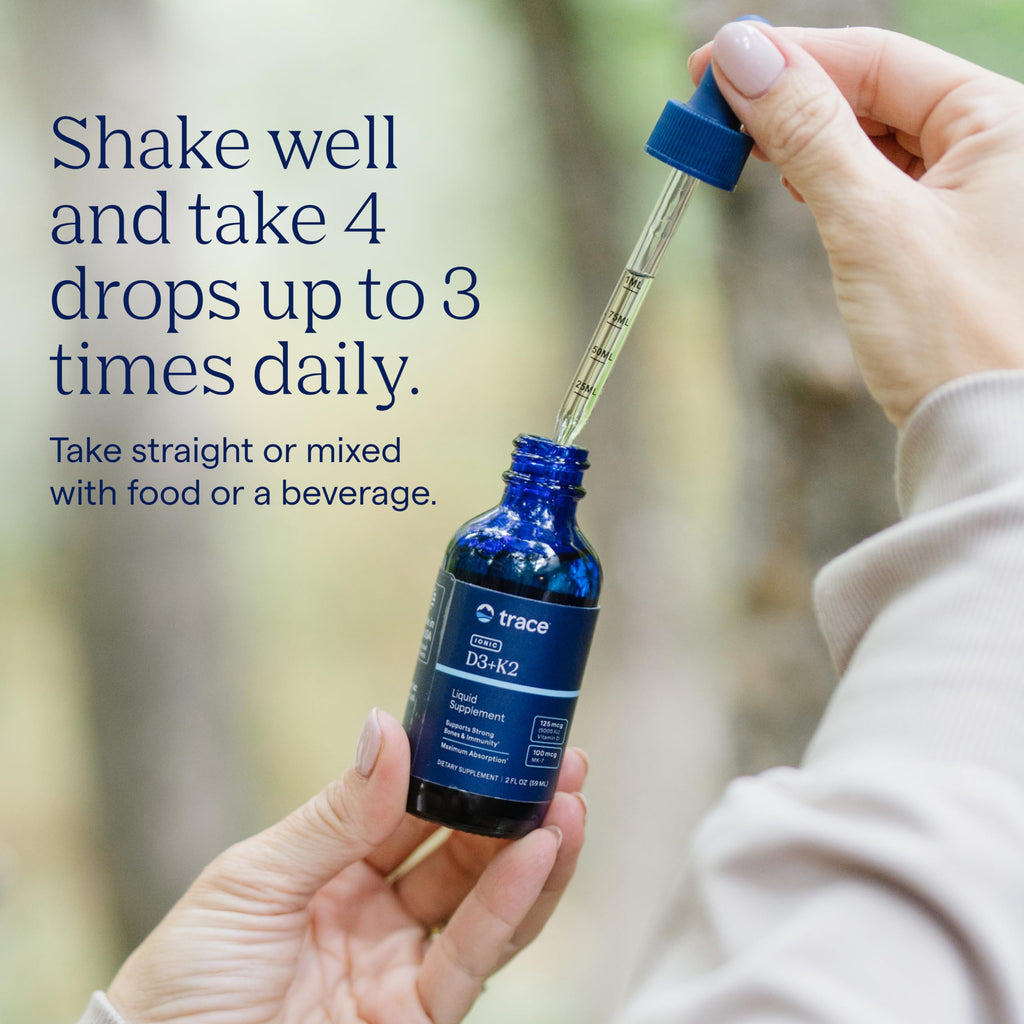 Trace Minerals Ionic Vitamin D and K Supplement

