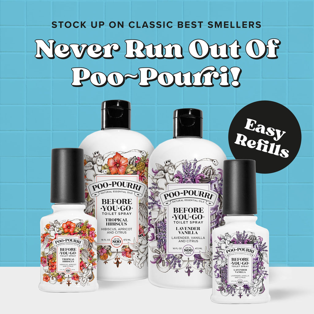 Poo-Pourri Toilet Spray - Odor-Blocking Freshness

