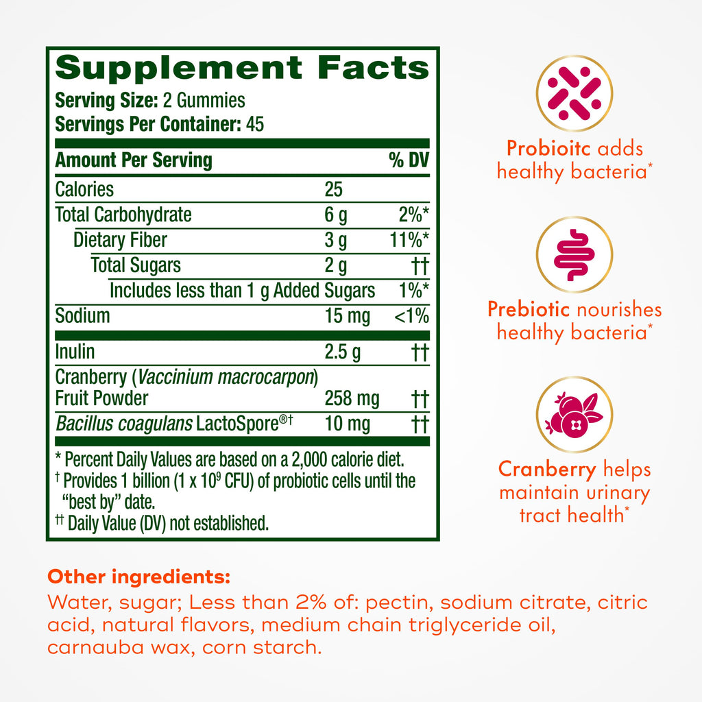 Align Probiotic Women’s Dualbiotic with Cranberry

