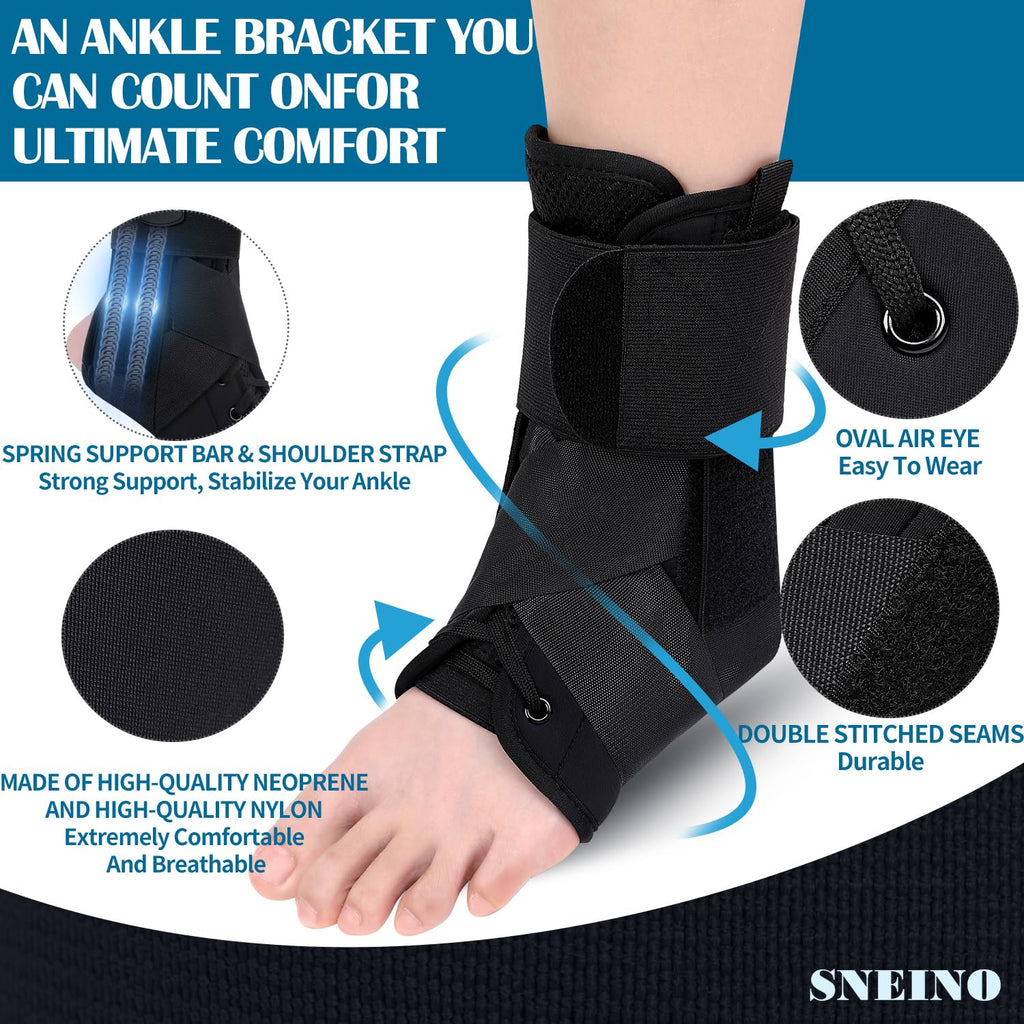 SNEINO Ankle Brace - Stable Support for Injury Recovery

