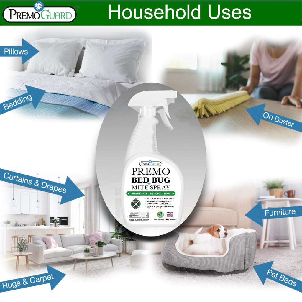 Premo Guard Bed Bug Killer Spray | Natural & Safe

