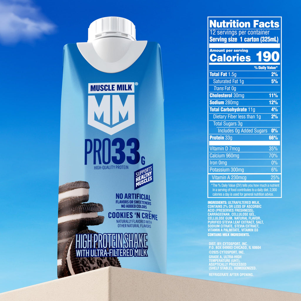 Muscle Milk Pro High Protein Shake 11 fl oz Cartons 12 Pack

