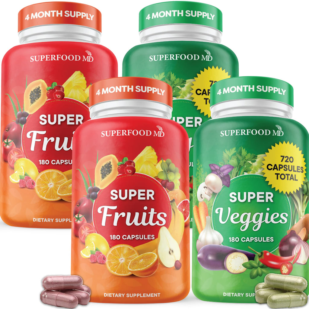 Superfood MD Fruits & Veggies Supplement with Beta-Carotene